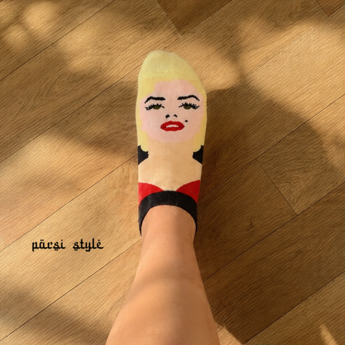 جوراب بزرگسال مچی طرح مرلین مونرو Marilyn Monroe