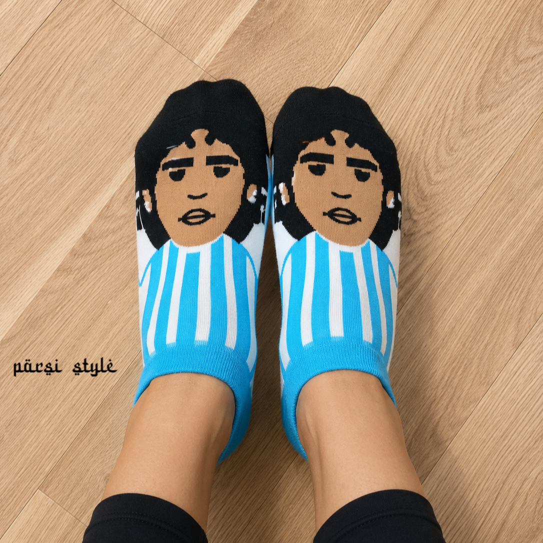 جوراب بزرگسال مچی طرح مارادونا Maradona