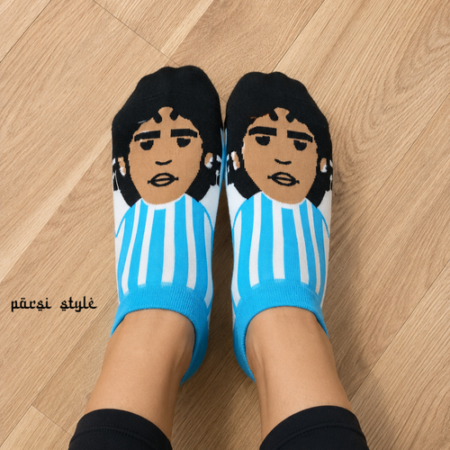 جوراب بزرگسال مچی طرح مارادونا Maradona