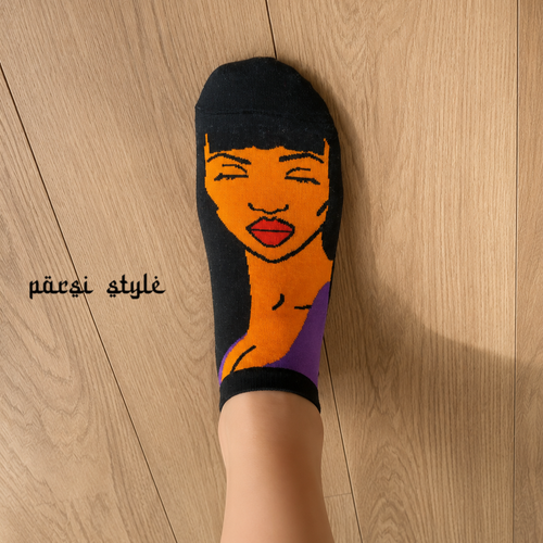 جوراب بزرگسال مچی طرح پاپ آرت Pop Art