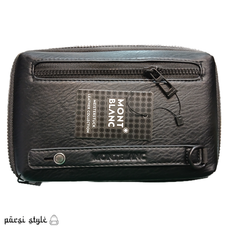 کیف مردانه دستی پاسپورتی مونت بلانک (MONTBLANC)