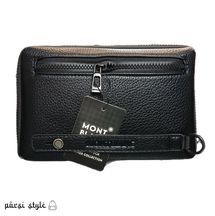 کیف مردانه دستی پاسپورتی مونت بلانک (MONTBLANC)