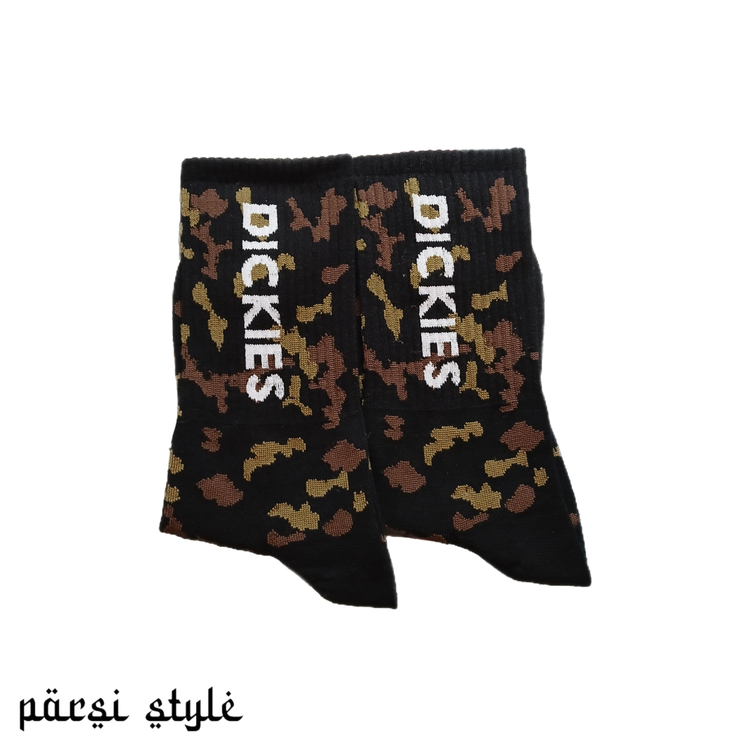 جوراب بزرگسال ساقدار ورزشی طرحدار DICKIES