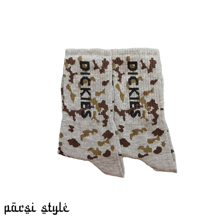 جوراب بزرگسال ساقدار ورزشی طرحدار DICKIES