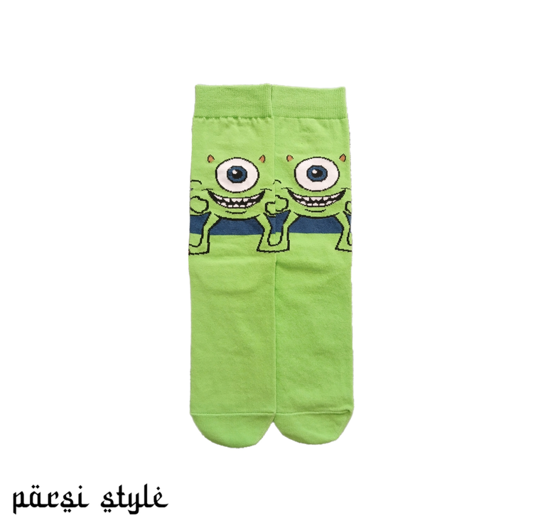 جوراب بزرگسال ساقدار نخی طرحدار Mike